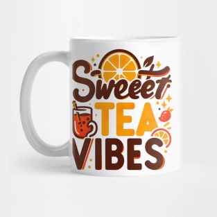 Funny sweet tea quote with a vintage look for women and girls iced tea lovers Mug